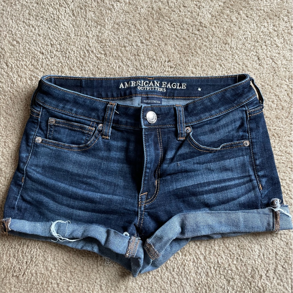 American Eagle Low Rise Shortie Shorts